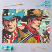  Cowboy Comics Tissuepapier (Craft)
