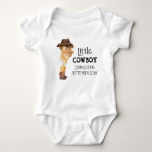 Cowboy Coming Binnenkort Zwangerschap Aankondiging