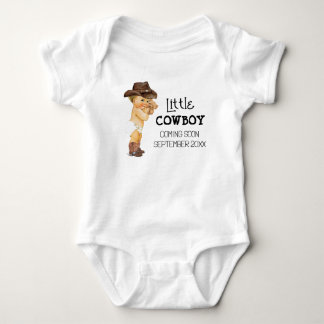 Cowboy Coming Binnenkort Zwangerschap Aankondiging Romper