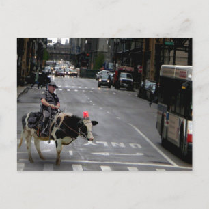 Cowboy Cop Briefkaart