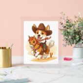 Cowboy Corgi - Western Rodeo Chien (Mariage)