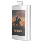 Cowboy Country Western Horseback Custom Flacon (Links)