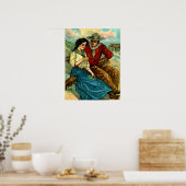 Cowboy Courtship Poster (Keuken)
