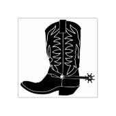 Cowboy / Cowgirl Boot Rubberstempel (Afrduk)