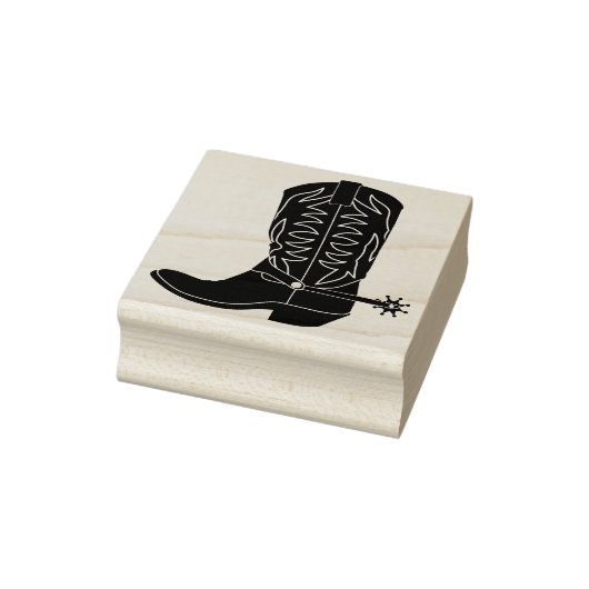 Cowboy / Cowgirl Boot Rubberstempel (Stempel)