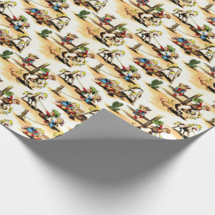 Cowboy & Cowgirl Cadeauverpakking Papier
