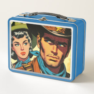 Cowboy/Cowgirl Retro Comics