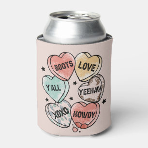 Cowboy Cowgirl Theme Hearts Blikjeskoeler