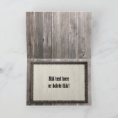 Cowboy Dad, Grey Rope, Westerne Rustige Vaderdag Kaart (Binnen)