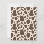 Cowboy Dank je wel | Westerne dank Bedankkaart (Achterkant)