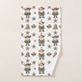 Cowboy de Noël (Serviette à main)