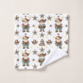 Cowboy de Noël (Gant de toilette)