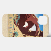 Cowboy Desert Westerne paarden Case-Mate iPhone Case (Achterkant (horizontaal))