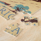 Cowboy Desert  Westerne paarden Legpuzzel (Zijkant)