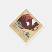 Cowboy Desert  Westerne paarden Servet (Hoek)