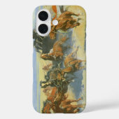 Cowboy, Downing the Nigh Leader, Remington Case-Mate iPhone Case (Achterkant)