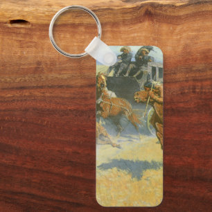  Cowboy, Downing the Nigh Leader, Remington Sleutelhanger