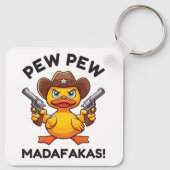 Cowboy Duck Sheriff Sleutelhanger (Achterkant)