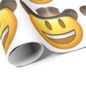 Cowboy emoji face cadeaupapier (Rol Hoek)