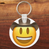 Cowboy emoji face sleutelhanger (Voorkant)