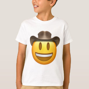 Cowboy emoji face t-shirt
