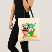 Cowboy en Paard Tote Bag (Voorkant (product))