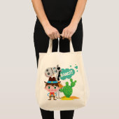 Cowboy en paarden tote bag (Voorkant (product))