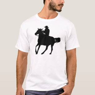 Cowboy en zijn paard t-shirt