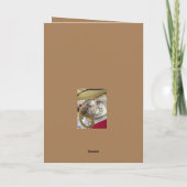 Cowboy Enfant Anniversaire Carte & équitation chev (Dos)