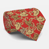 Cowboy et cravate occidentaux de lassos (Roulé)