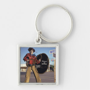 Cowboy-figuur toont de toeristen welkom in Scottsd Sleutelhanger