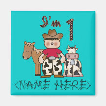 Cowboy First Birthday - Personalized Customized