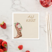 COWBOY FLORAL VRIJGEZELLENFEEST SERVET (Insitu)