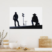 Cowboy Fotograaf Poster (Keuken)