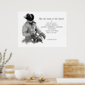 COWBOY : FRUITS DE L'ESPRIT : POSTER D'ART PÉNITEN (Cuisine)