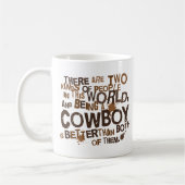 Cowboy (Funny) Gift Koffiemok (Links)