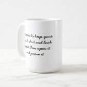 COWBOY GEZEGDEN COFFEE MOK (Voorkant links)