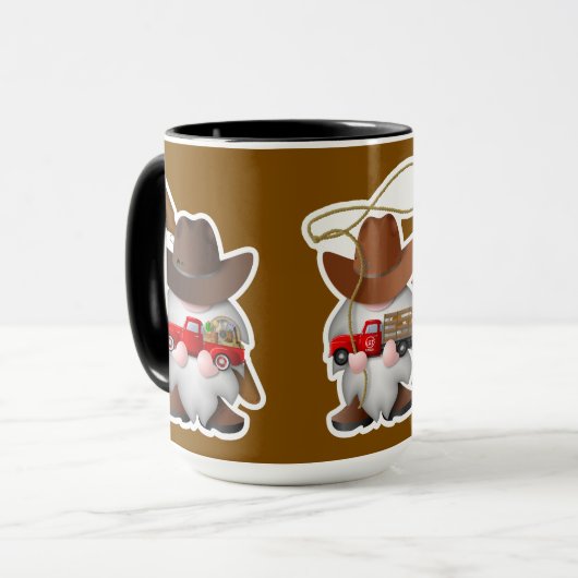 Cowboy Gnomes Mug (Devant gauche)