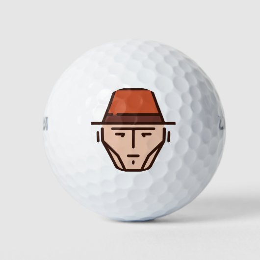 cowboy golfballen (Voorkant)