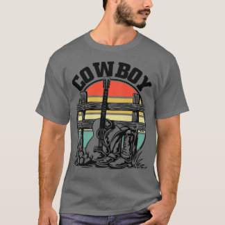 Cowboy Guitar Boots en Pet Cowboy254 T-shirt