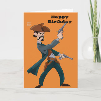 Cowboy Happy Birthday Groeten Kaart
