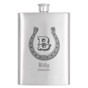 Cowboy Hoefijzer Personalized Monogram Flacon