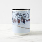 Cowboy Horse Drive | Hideout Ranch Shell, Wyoming Mok (Midden)