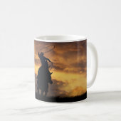 Cowboy Horse Roping Mug (Devant droit)