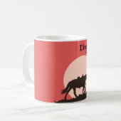 Cowboy Horse Western Sky Coffee Mug (Devant gauche)