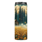 Cowboy Horseback Ride Mountain Cabin Thermosbeker (Achterkant)