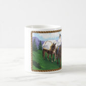 Cowboy in de bergen koffiemok (Center)