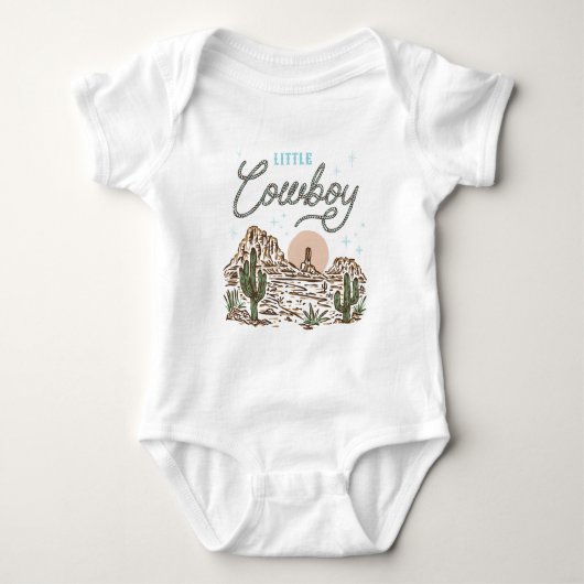Cowboy jongens romper westerse stijl (Voorkant)