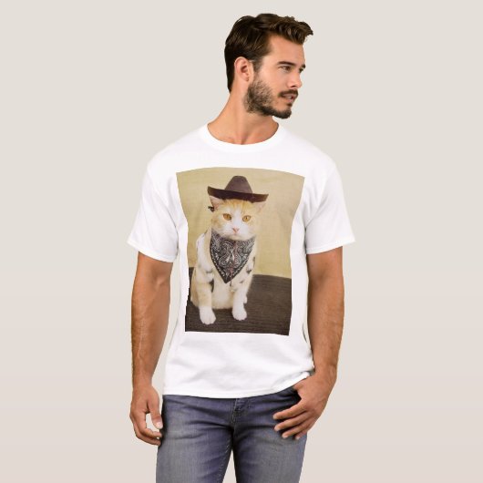 Cowboy Kat T-shirt (Voorkant volledig)