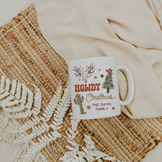 Cowboy Kerst Vakantie Mok